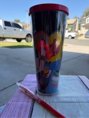 Starbucks ABSTRACT - ART DECO TUMBLER - SEE VIDEO ! Super cool piece